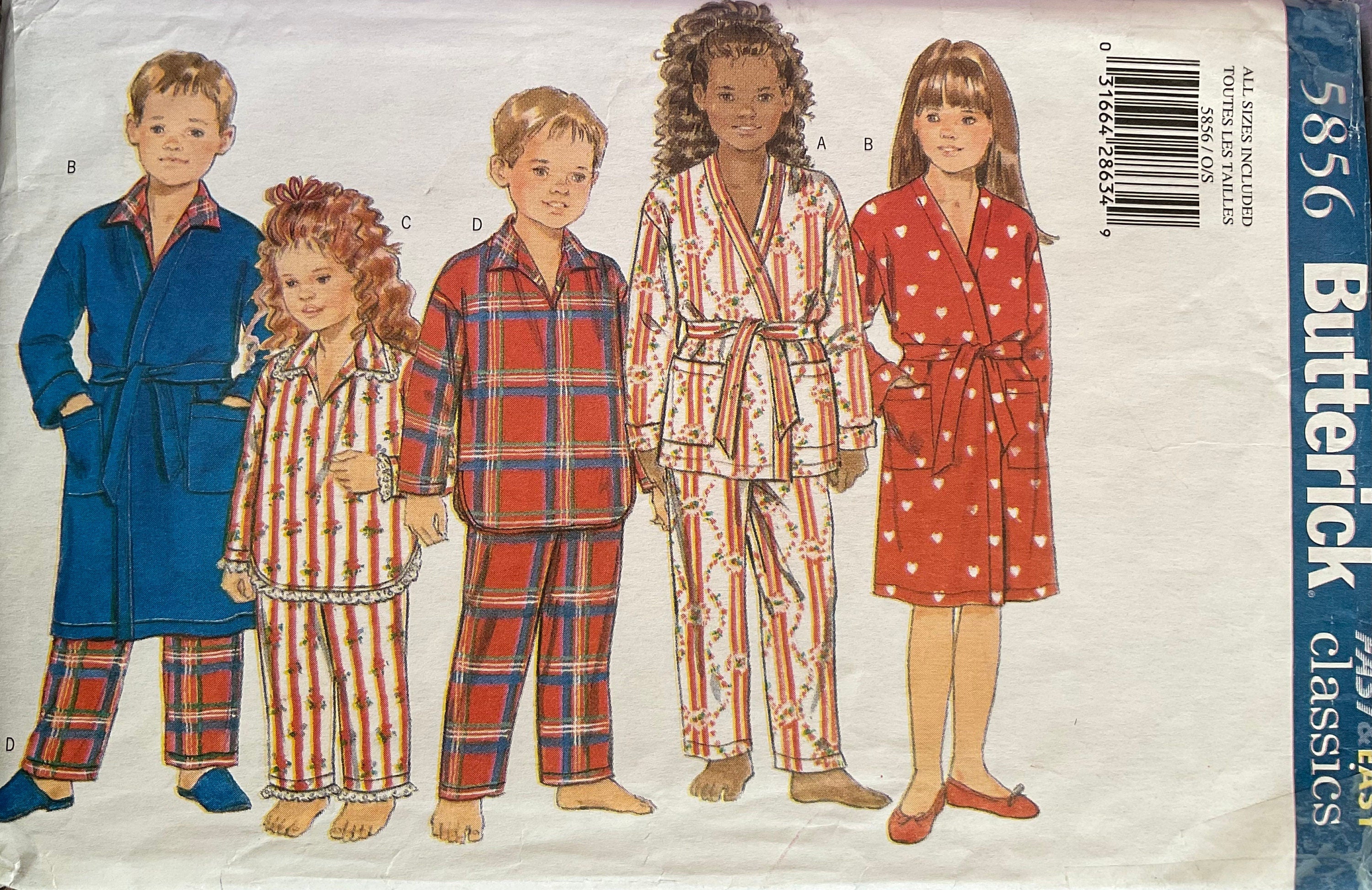 Butterick 5856 Sewing Pattern (Vintage) CUT