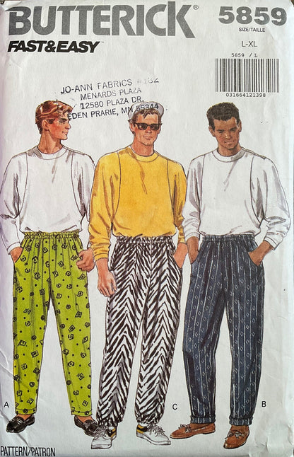 Butterick 5859 Sewing Pattern (Vintage) CUT