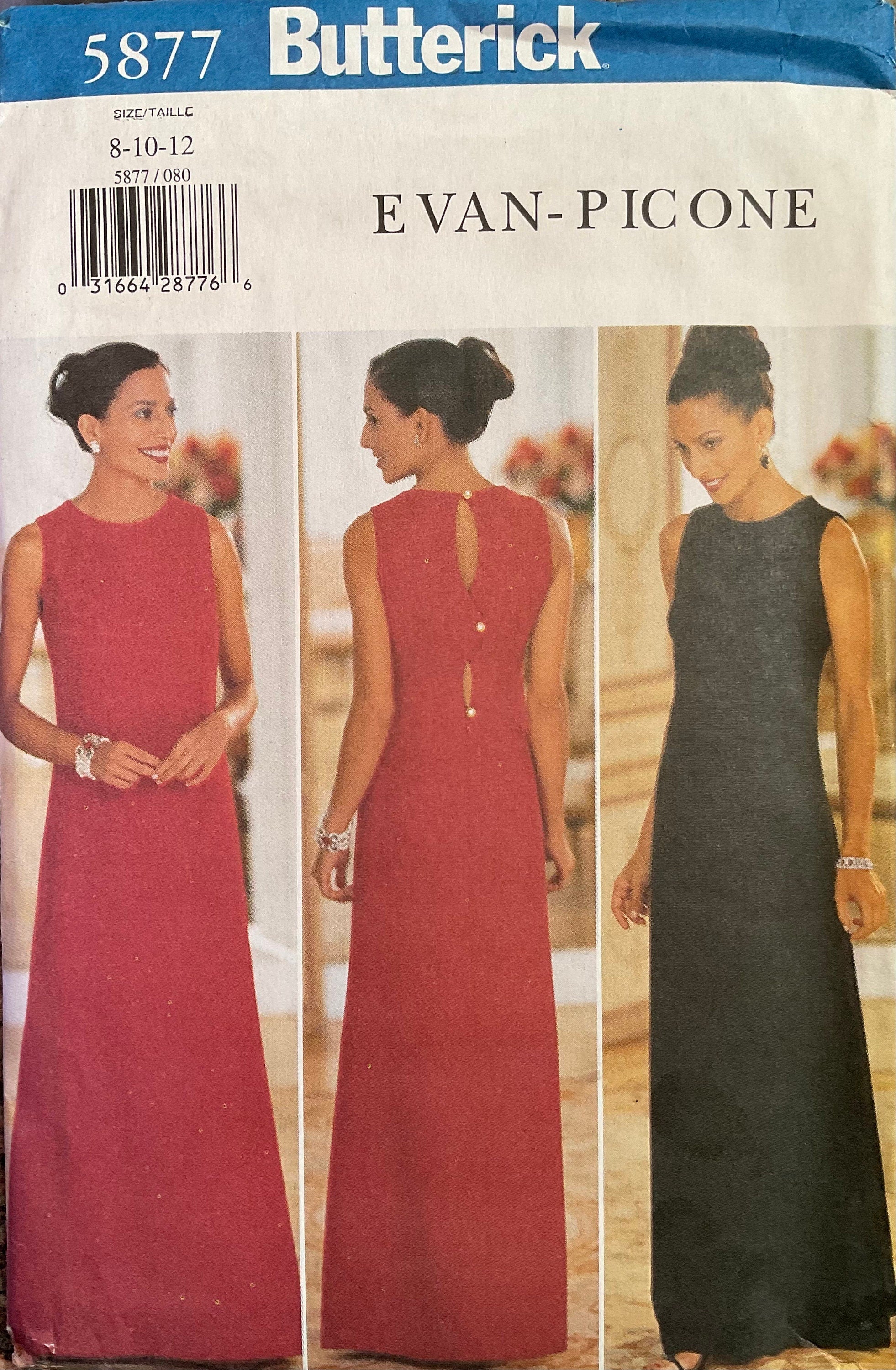 Butterick 5877 Sewing Pattern (Vintage) UNCUT