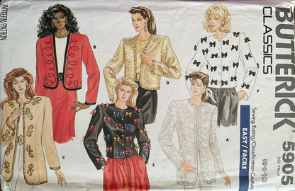 Butterick 5905 Sewing Pattern (Vintage) UNCUT