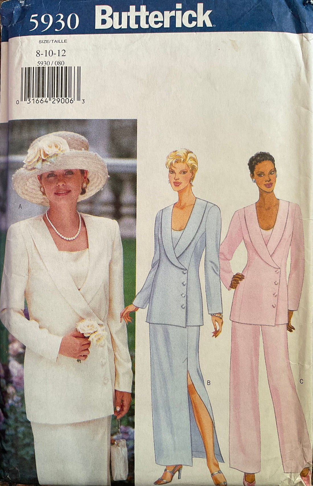 Butterick 5930 Sewing Pattern (Vintage) UNCUT