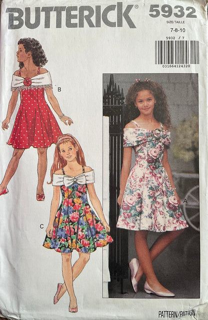Butterick 5932 Sewing Pattern (Vintage) UNCUT