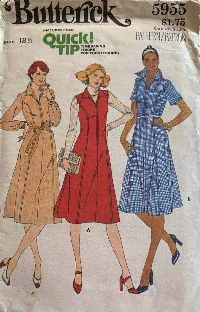 Butterick 5954 Sewing Pattern (Vintage) UNCUT