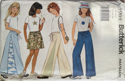Butterick 5964 Sewing Pattern (Vintage) UNCUT