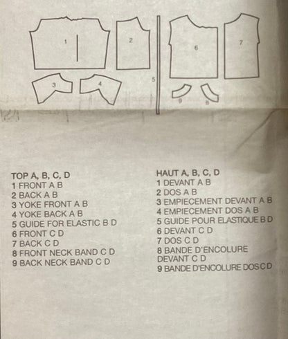 Butterick 5610 Sewing Pattern (Vintage) CUT