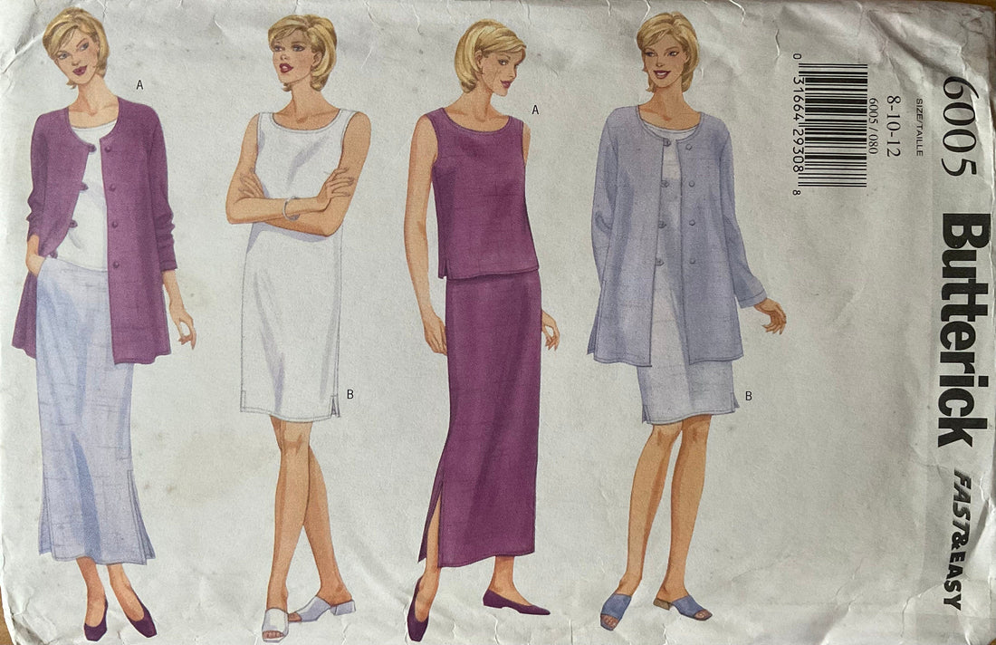 Butterick 6005 Sewing Pattern (Vintage) UNCUT