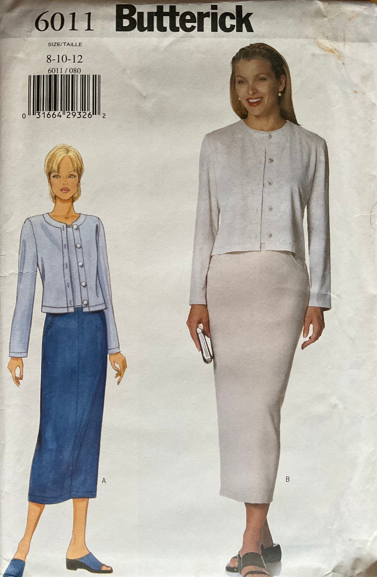 Butterick 6011 Sewing Pattern (Vintage) UNCUT