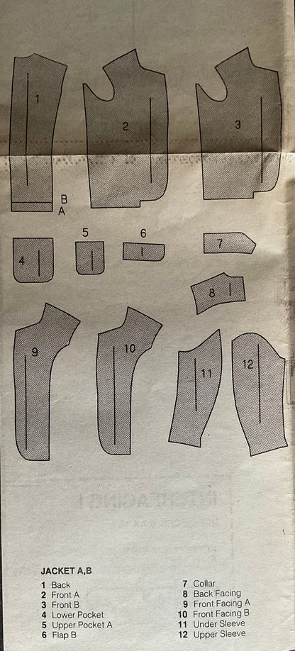 Butterick 6022 Sewing Pattern (Vintage) CUT