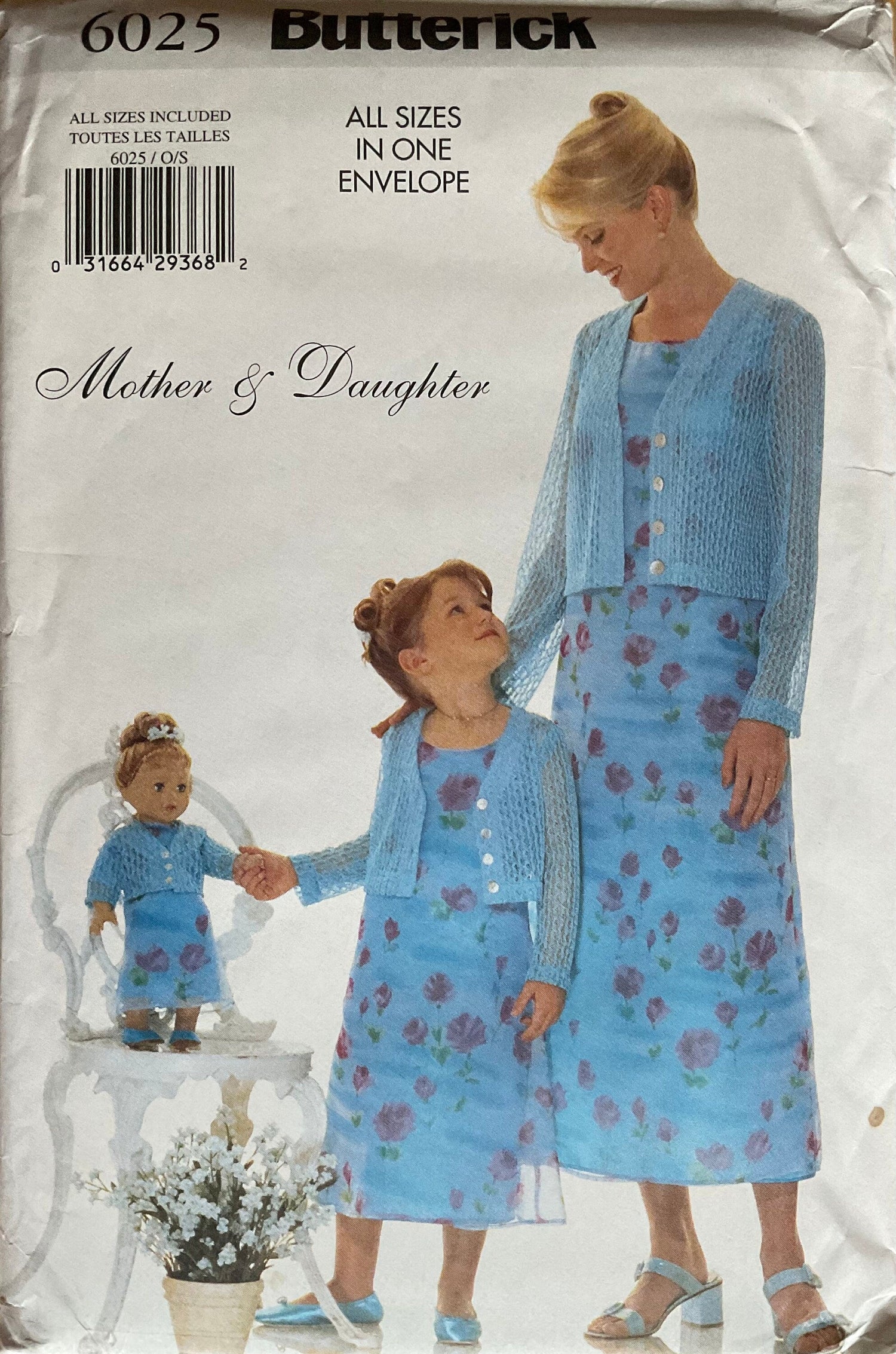 Butterick 6025 Sewing Pattern (Vintage) UNCUT