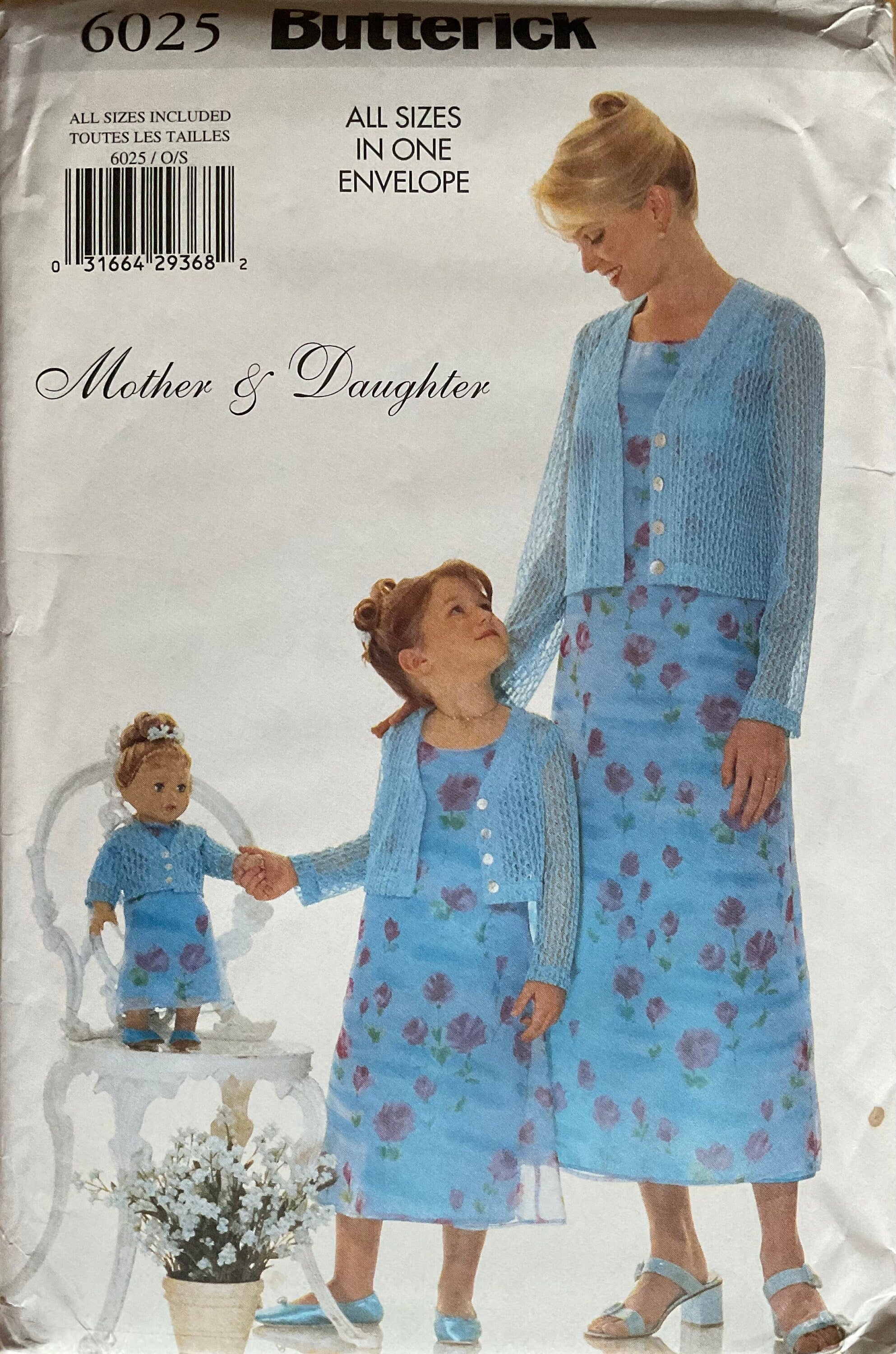 Butterick 6025 Sewing Pattern (Vintage) UNCUT