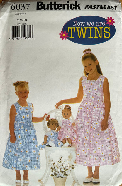 Butterick 6037 Sewing Pattern (Vintage) UNCUT