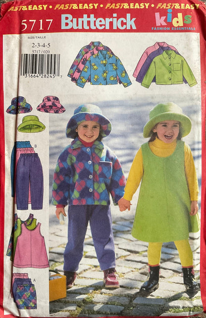 Butterick 5717 Sewing Pattern (Vintage) UNCUT