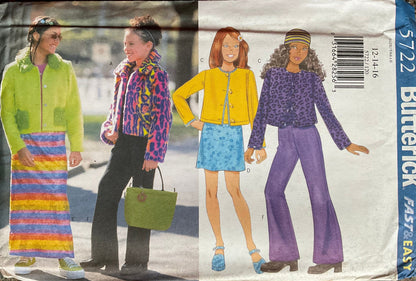 Butterick 5722 Sewing Pattern (Vintage) UNCUT