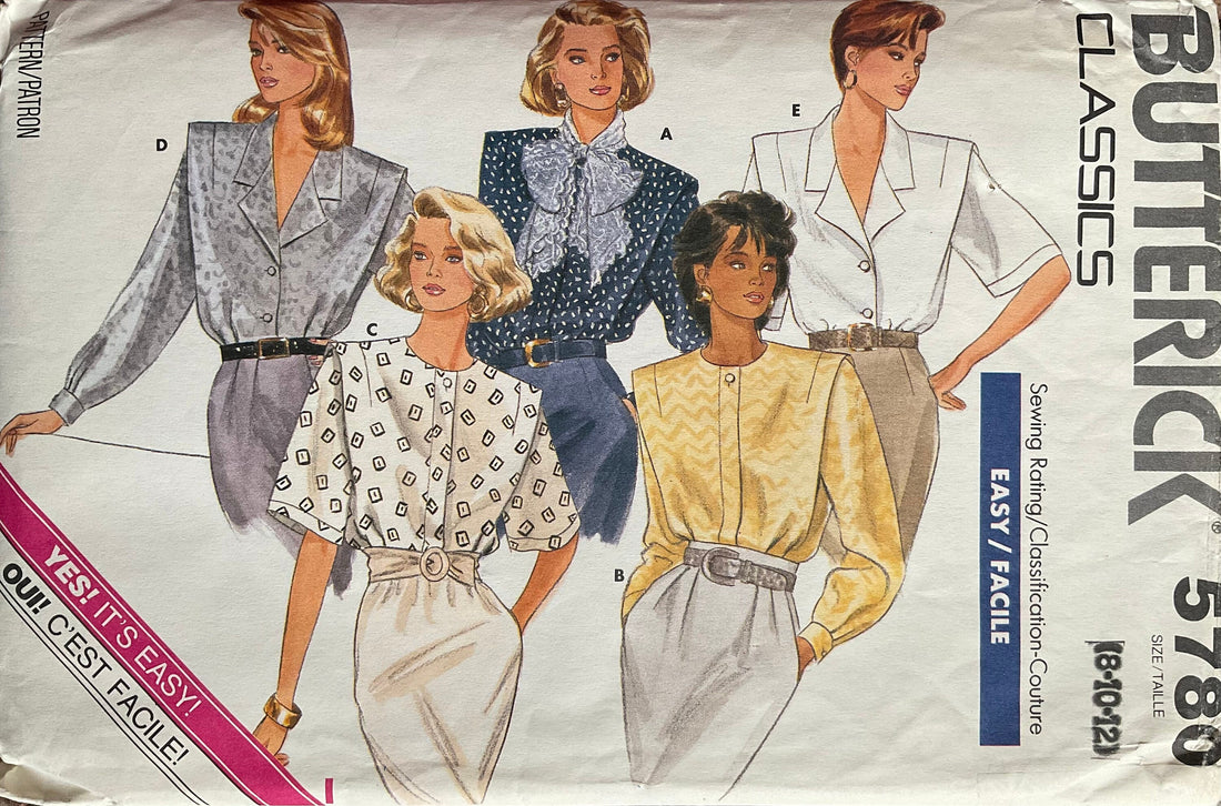 Butterick 5780 Sewing Pattern (Vintage) CUT