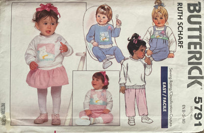 Butterick 5791 Sewing Pattern (Vintage) CUT