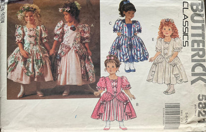 Butterick 5821 Sewing Pattern (Vintage) CUT