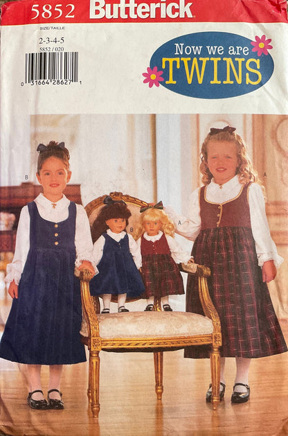 Butterick 5852 Sewing Pattern (Vintage) UNCUT
