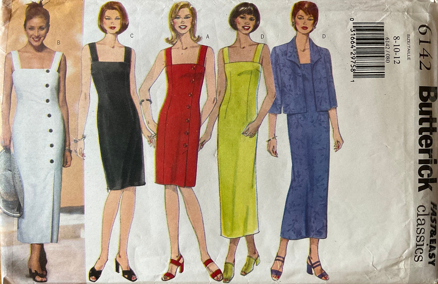 Butterick 6142 Sewing Pattern (Vintage) UNCUT