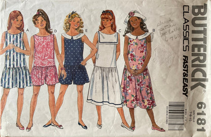 Butterick 6181 Sewing Pattern (Vintage) CUT