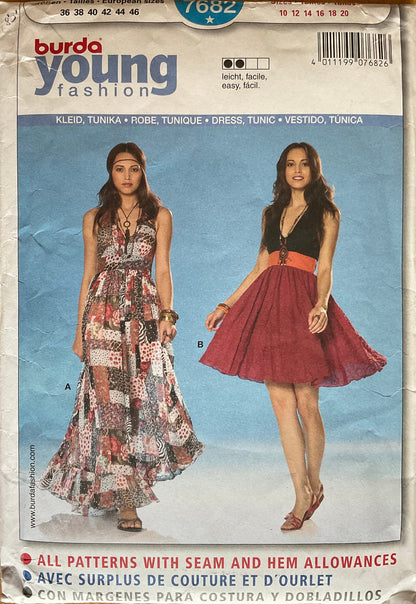Burda 7682 Sewing Pattern (Vintage) UNCUT