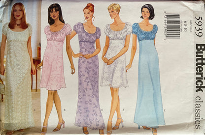 Butterick 5939 Sewing Pattern (Vintage) UNCUT