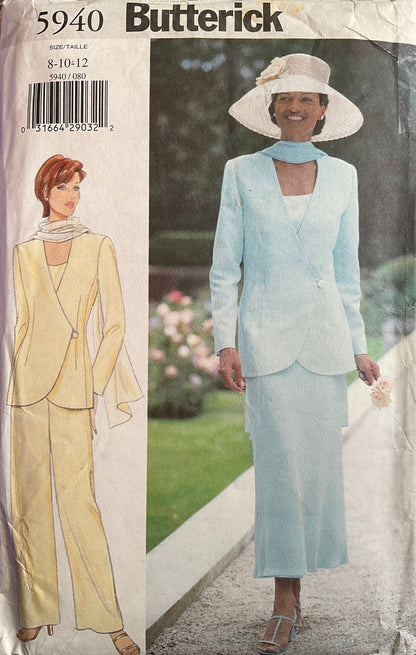Butterick 5940 Sewing Pattern (Vintage) UNCUT