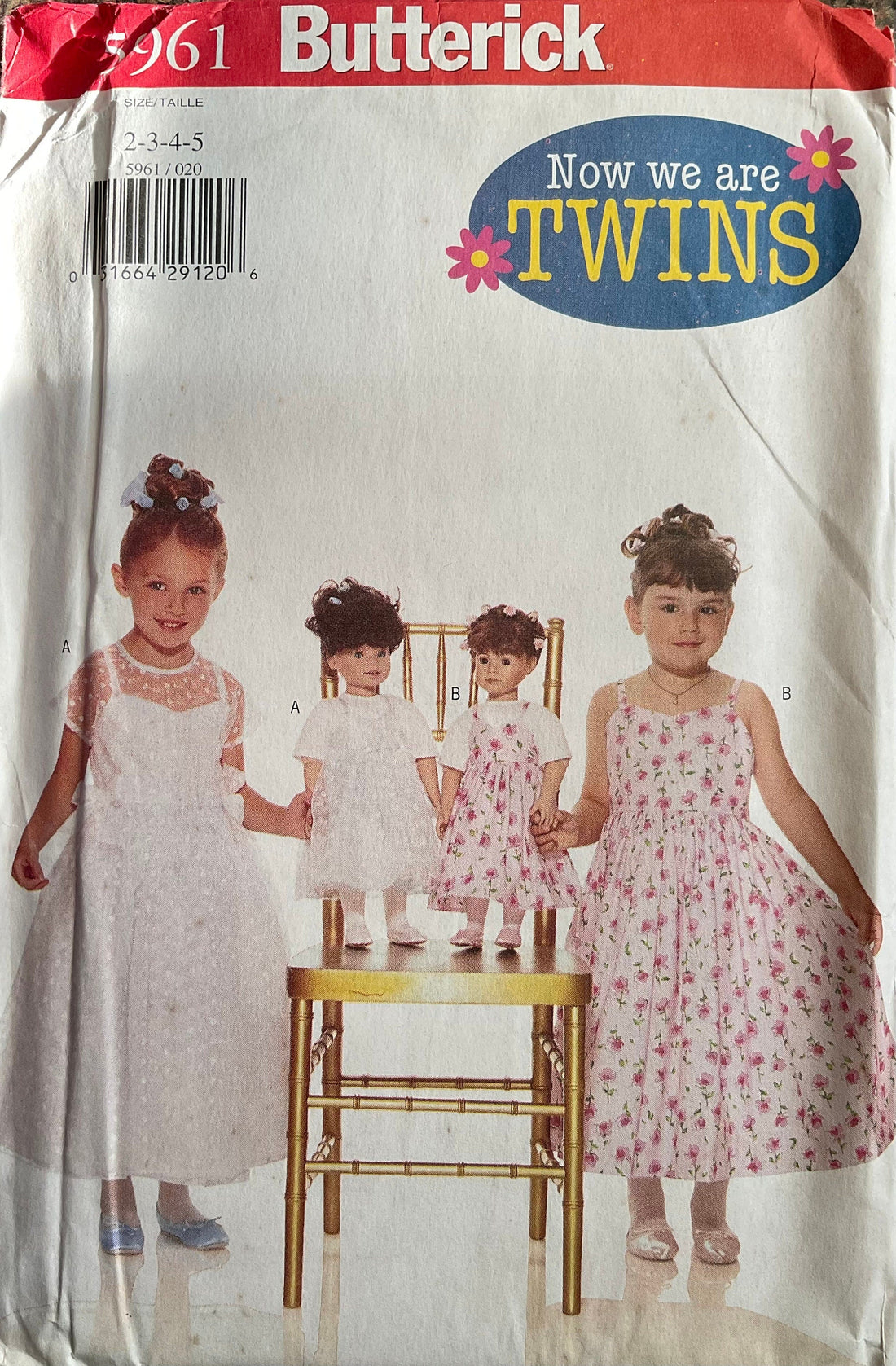 Butterick 5961 Sewing Pattern (Vintage) UNCUT
