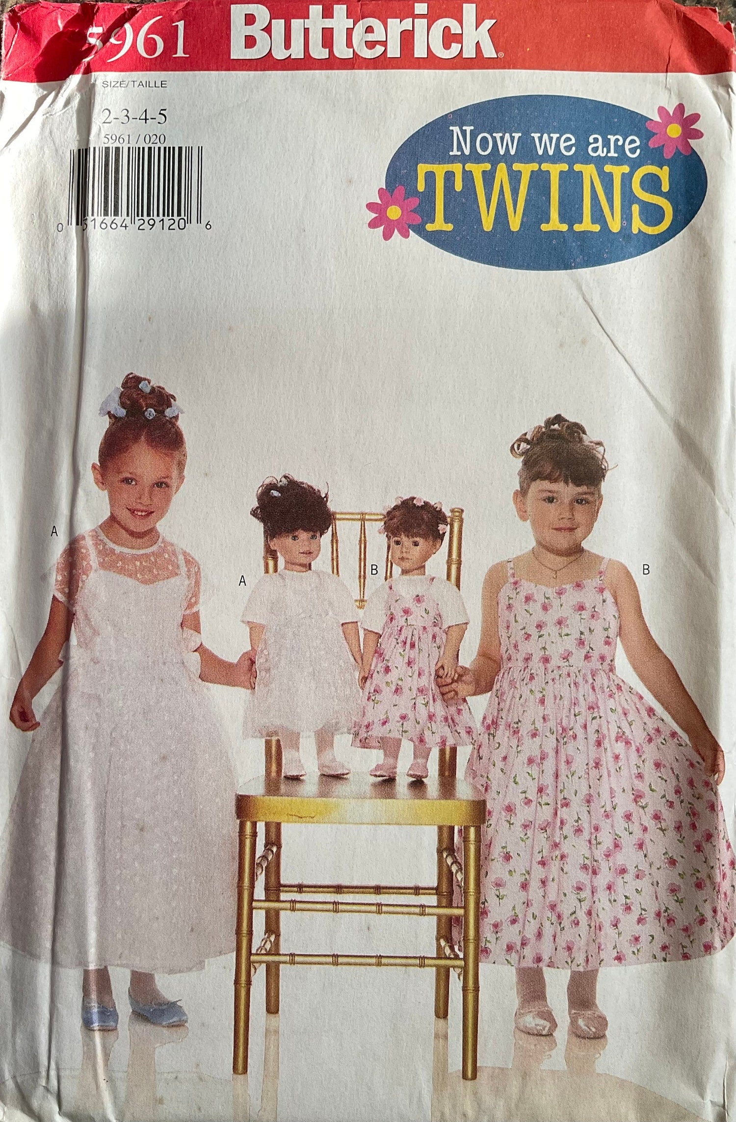 Butterick 5961 Sewing Pattern (Vintage) UNCUT