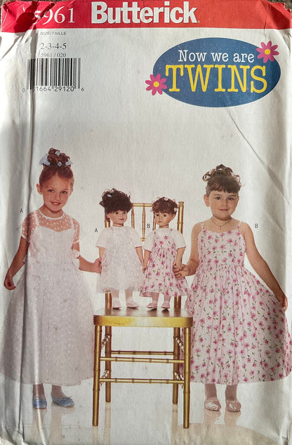 Butterick 5961 Sewing Pattern (Vintage) UNCUT