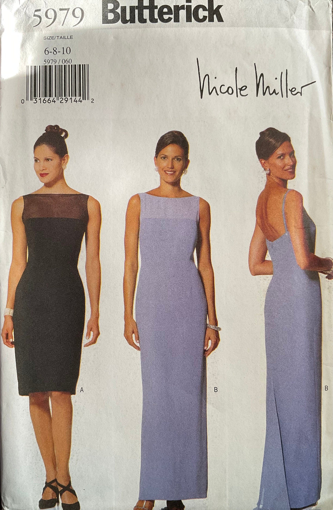 Butterick 5979 Sewing Pattern (Vintage) UNCUT