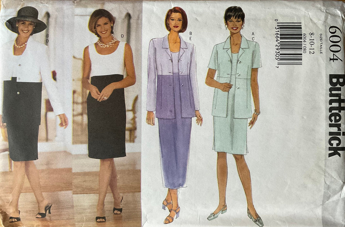 Butterick 6004 Sewing Pattern (Vintage) UNCUT