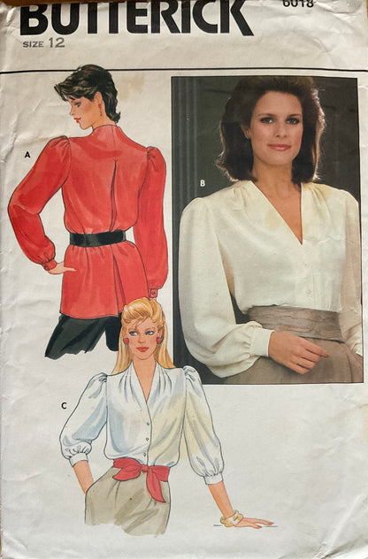 Butterick 6018 Sewing Pattern (Vintage) UNCUT