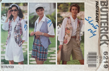 Butterick 6219 Sewing Pattern (Vintage) UNCUT