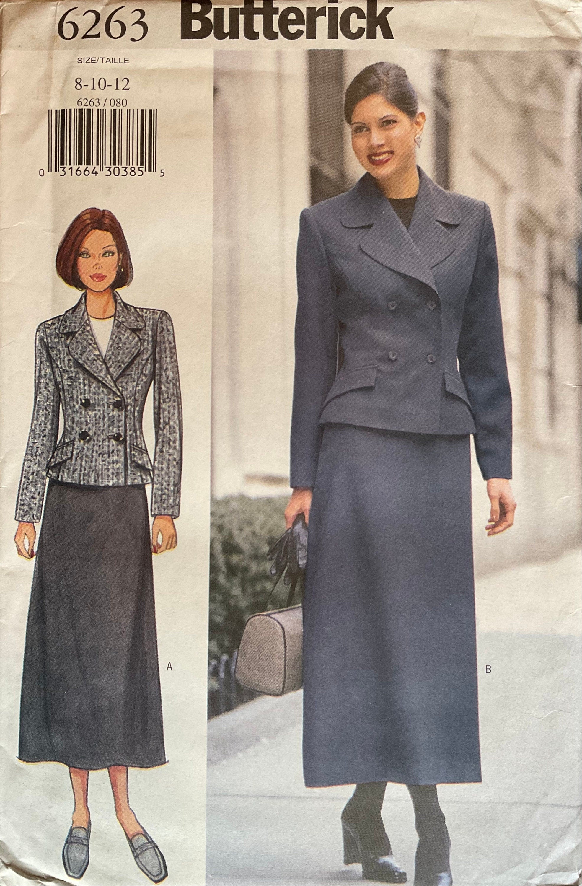 Butterick 6263 Sewing Pattern (Vintage) UNCUT