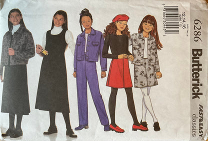 Butterick 6286 Sewing Pattern (Vintage) CUT