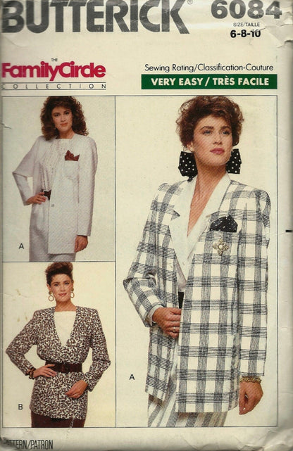Butterick 6084 Sewing Pattern (Vintage) UNCUT