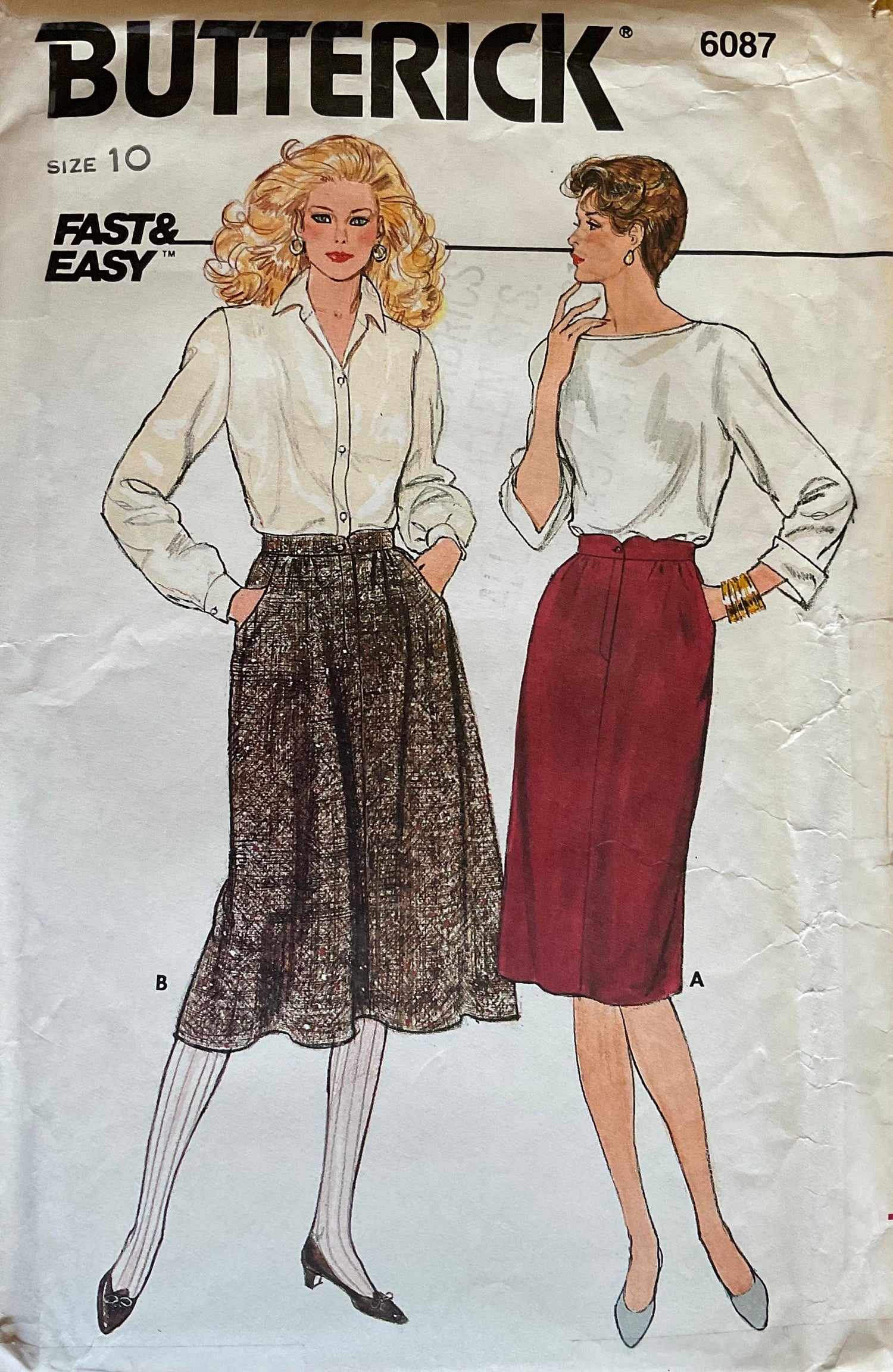 Butterick 6087 Sewing Pattern (Vintage) UNCUT