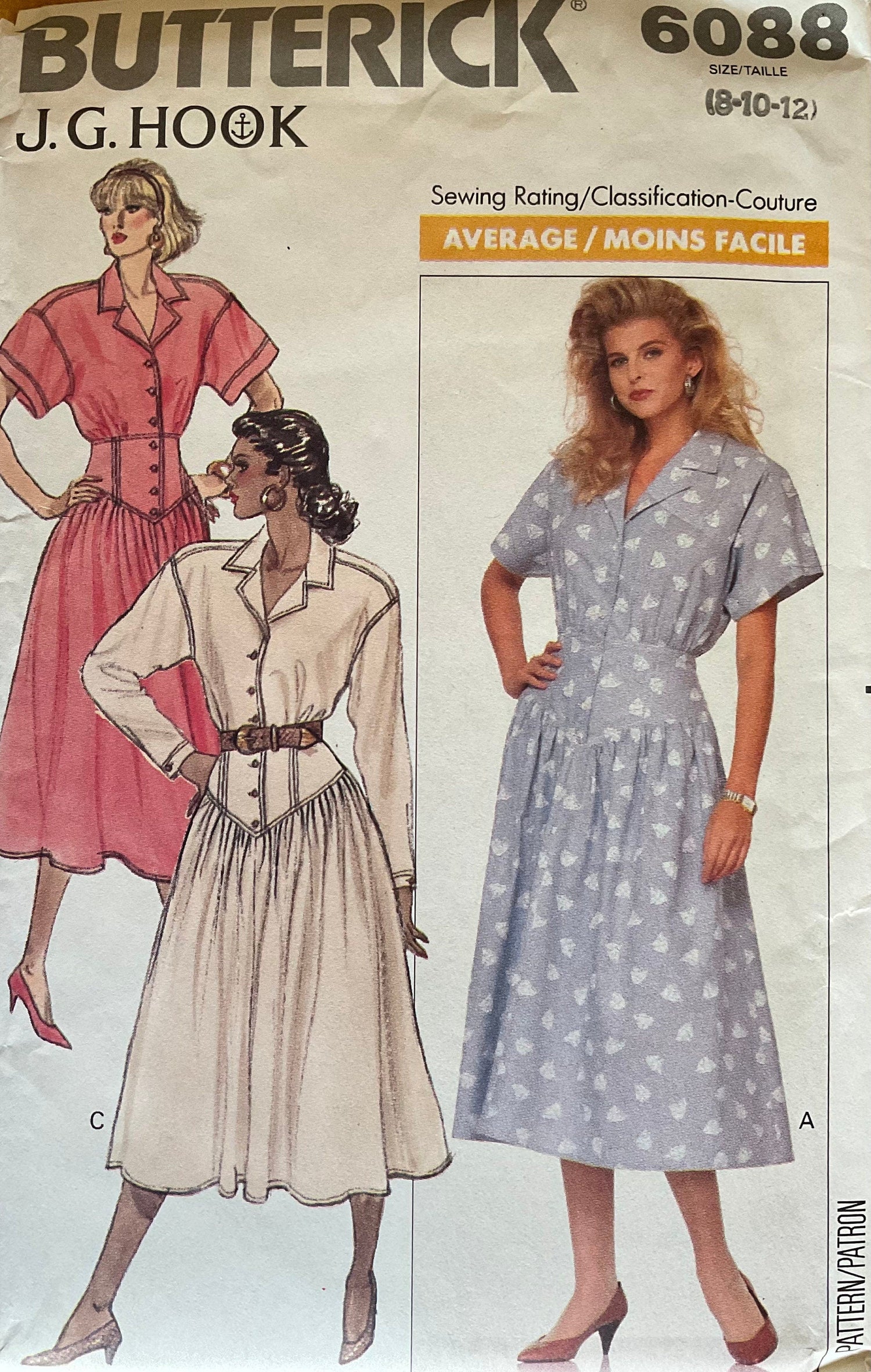 Butterick 6088 Sewing Pattern (Vintage) UNCUT