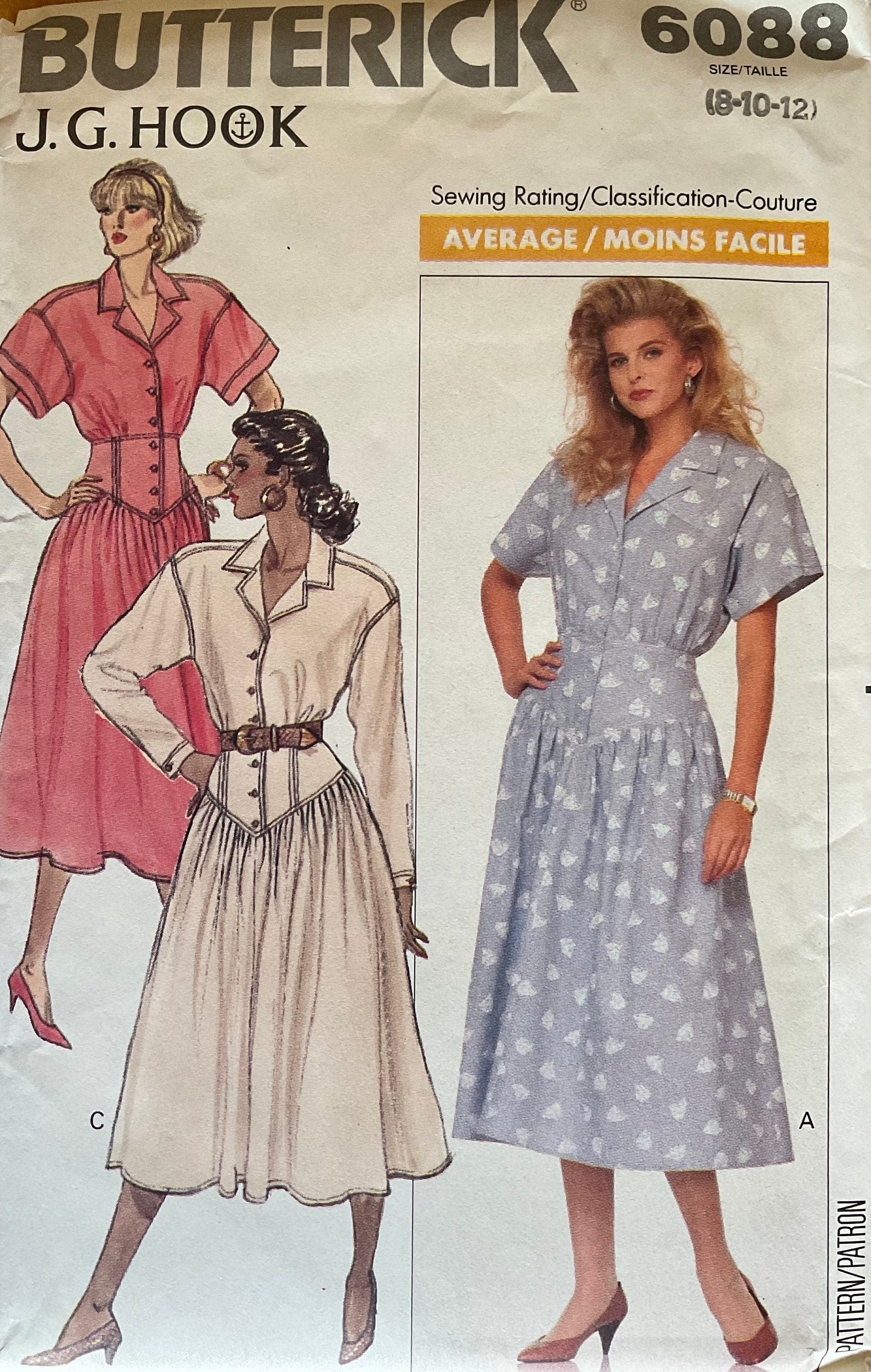 Butterick 6088 Sewing Pattern (Vintage) UNCUT