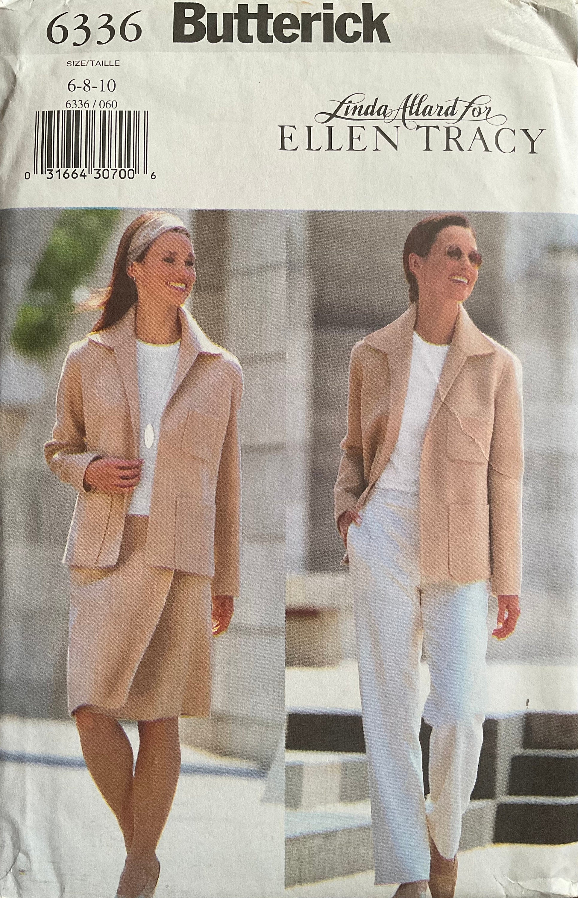 Butterick 6336 Sewing Pattern (Vintage) UNCUT