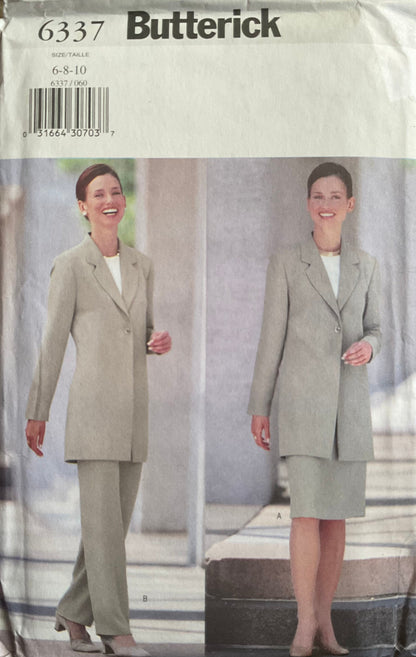 Butterick 6337 Sewing Pattern (Vintage) UNCUT