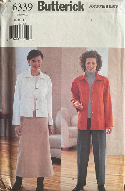 Butterick 6339 Sewing Pattern (Vintage) UNCUT