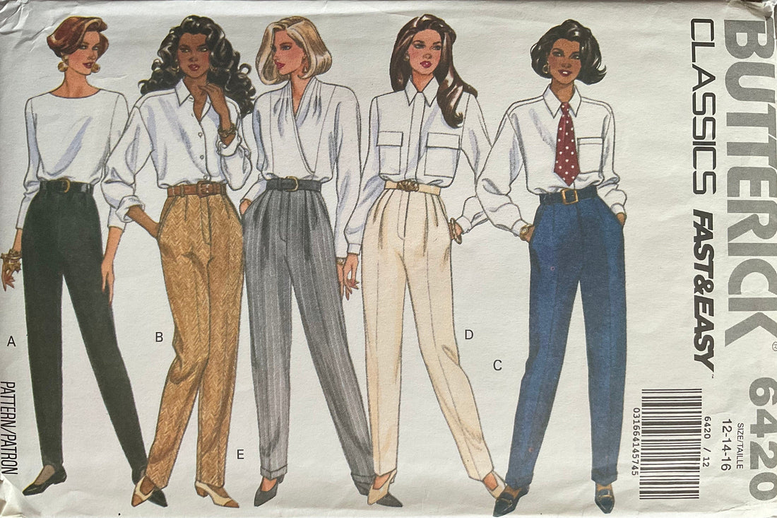 Butterick 6420 Sewing Pattern (Vintage) CUT