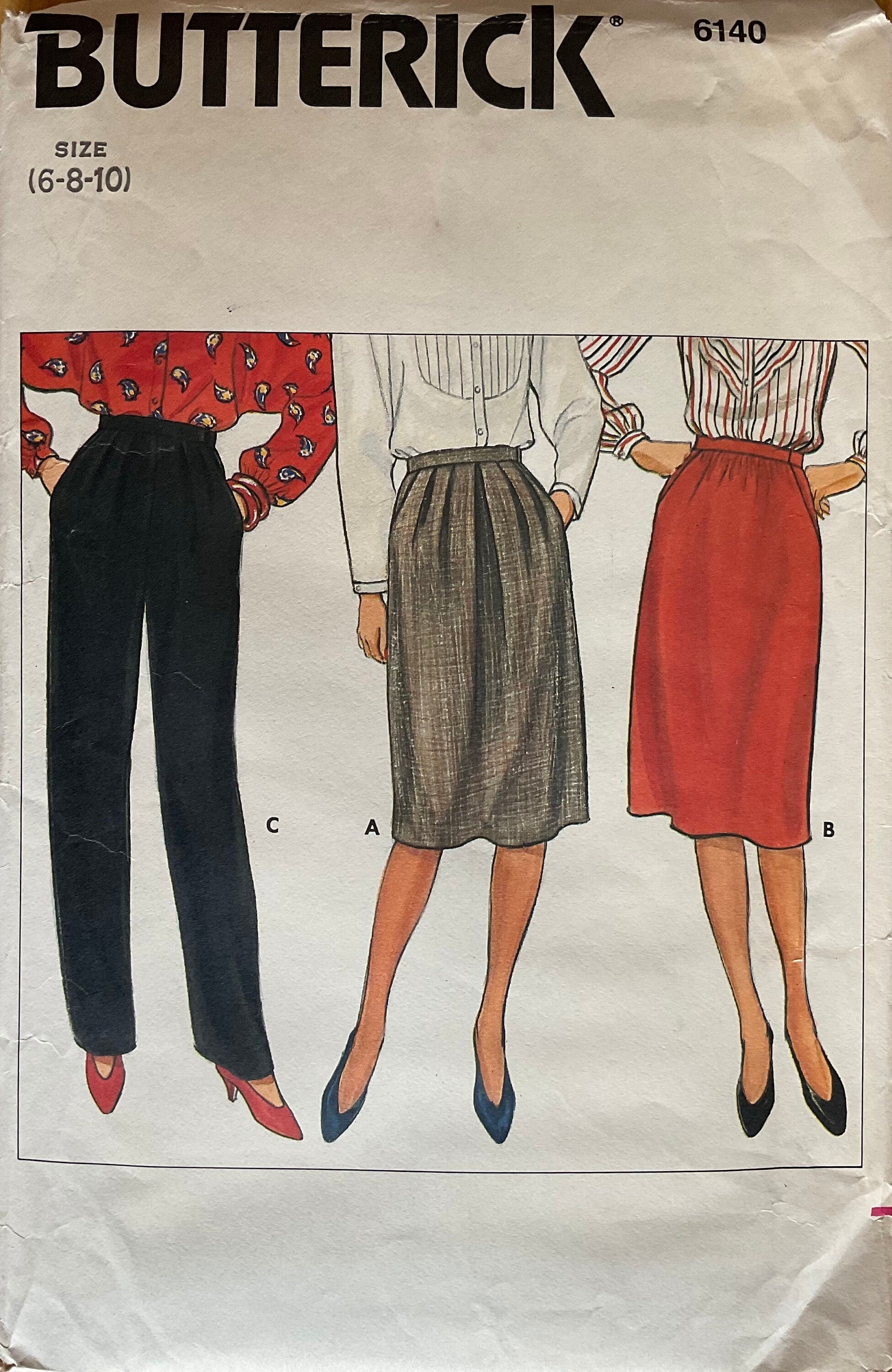 Butterick 6140 Sewing Pattern (Vintage) UNCUT