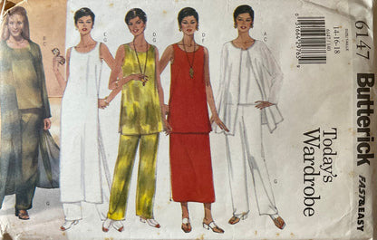 Butterick 6147 Sewing Pattern (Vintage) UNCUT