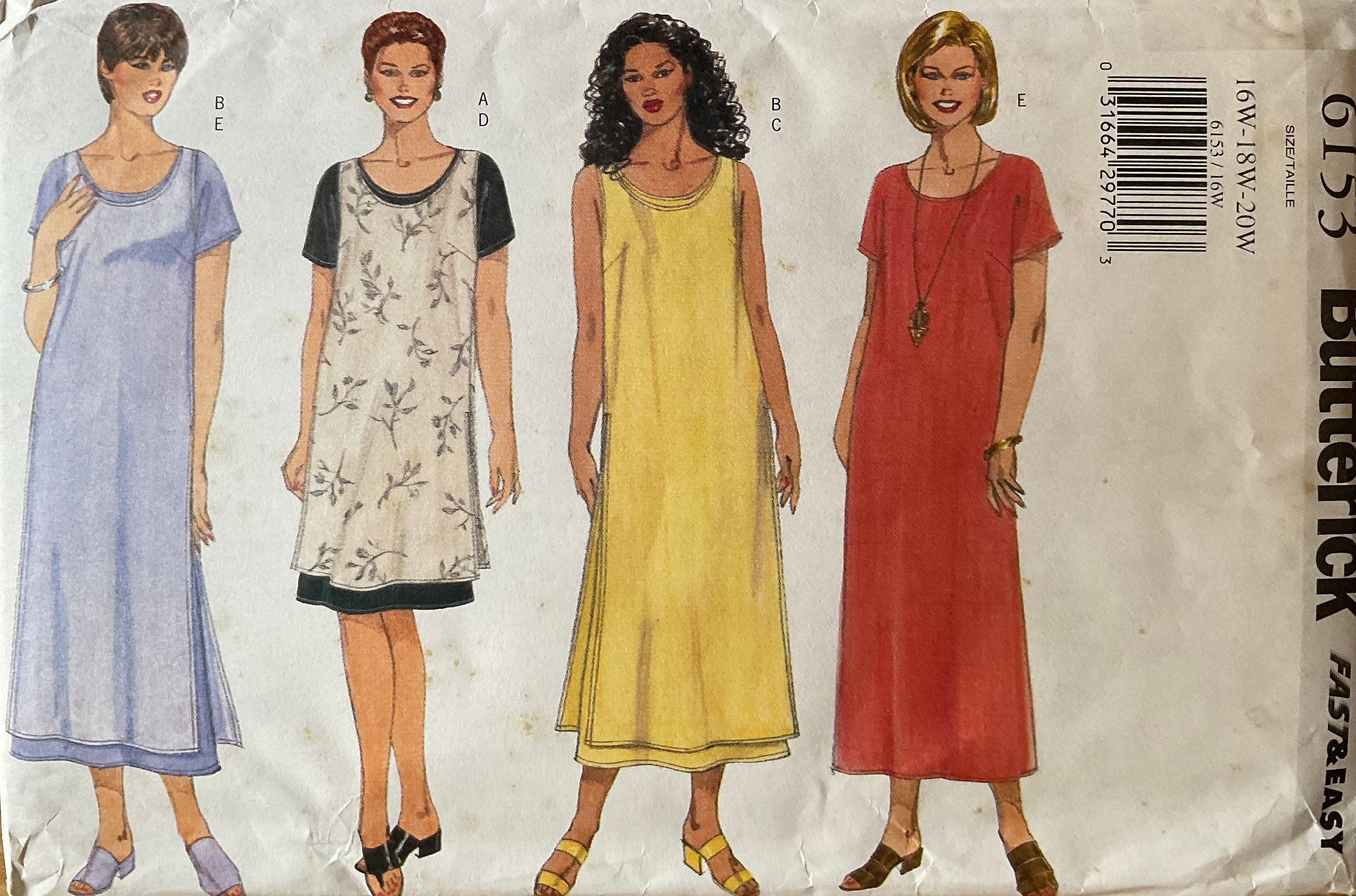 Butterick 6153 Sewing Pattern (Vintage) UNCUT