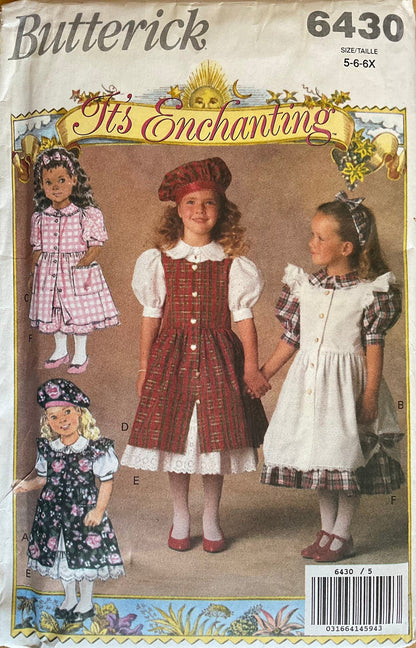 Butterick 6430 Sewing Pattern (Vintage) UNCUT