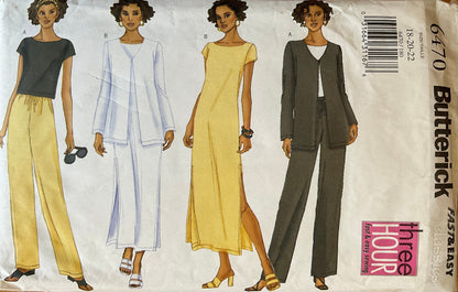 Butterick 6470 Sewing Pattern (Vintage) CUT