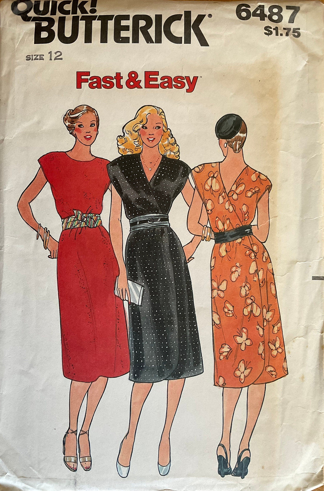 Butterick 6487 Sewing Pattern (Vintage) UNCUT