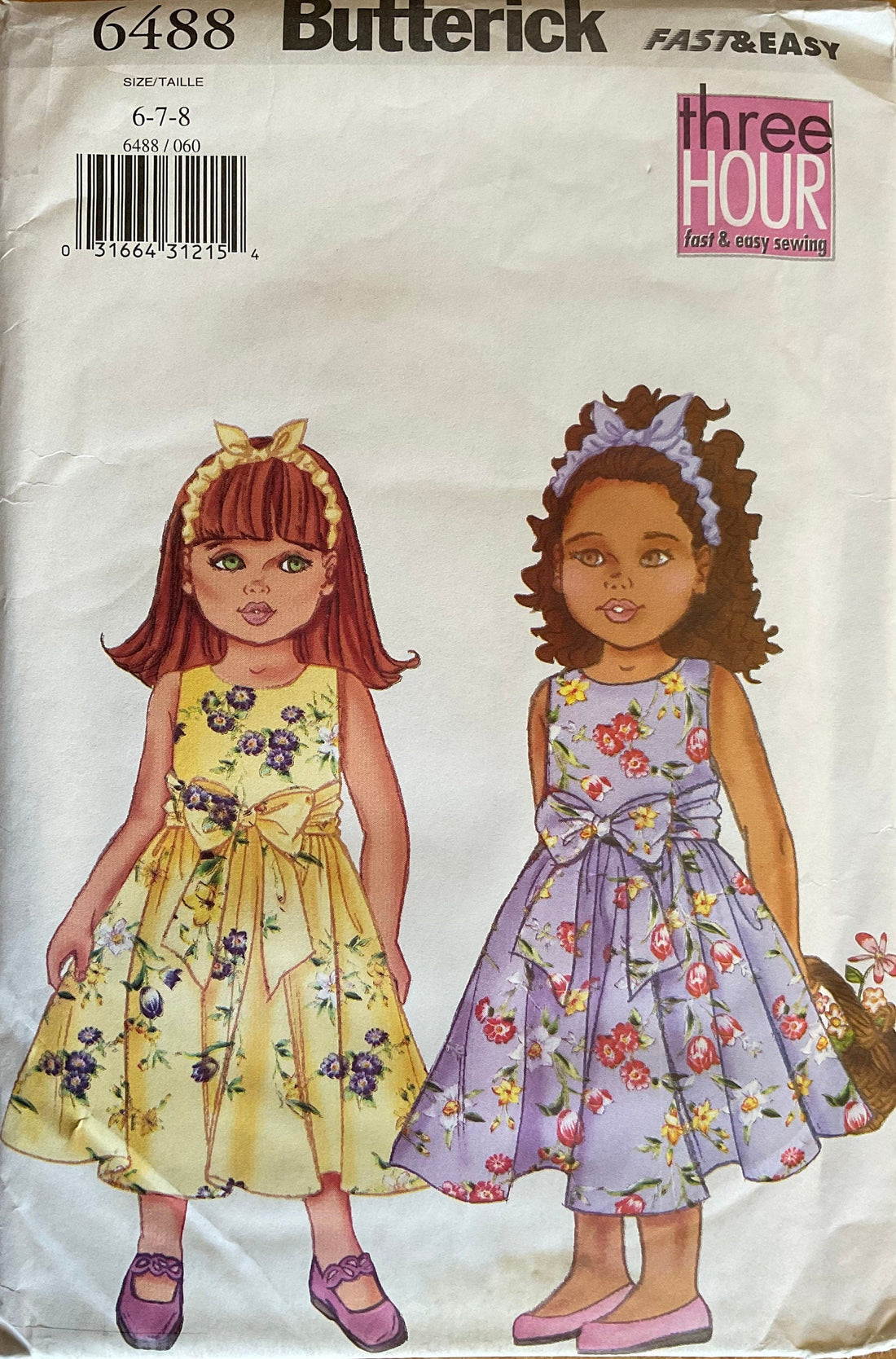 Butterick 6488 Sewing Pattern (Vintage) UNCUT